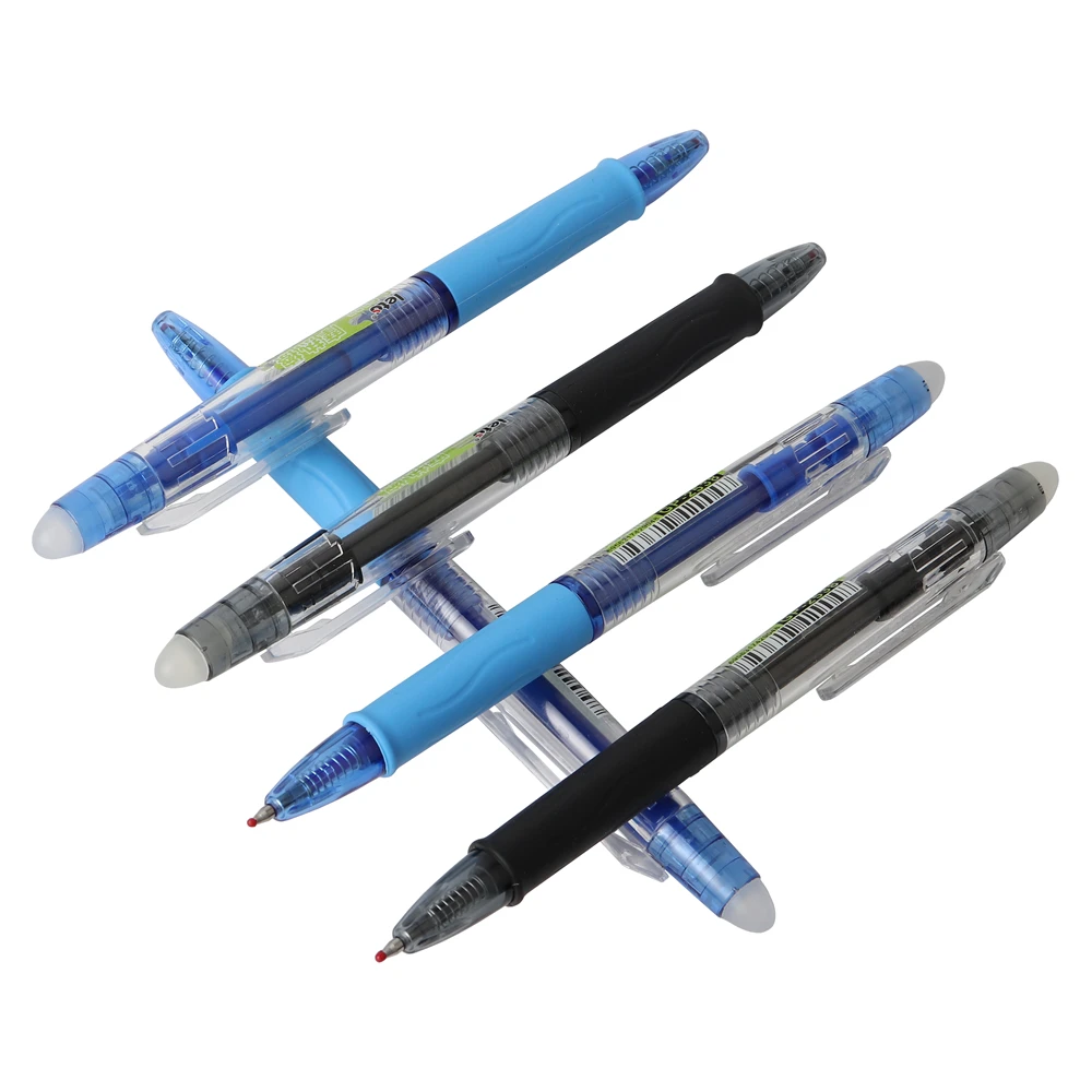 

Wholesale 6PCS 0.5mm Rod Hot Erasable Pen Blue / Black Ink Refill Magic Ballpoint Pen Office Supplies Student Exam Spare Unisex