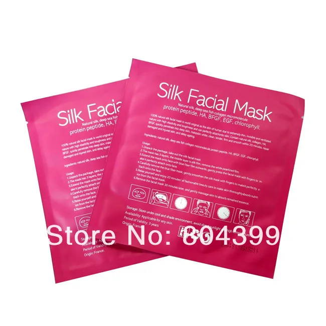 Silk Facial Mask Peptide Skin Repair Anti Aging Firming After Dermal Rolling Face Care Mask whitening 2