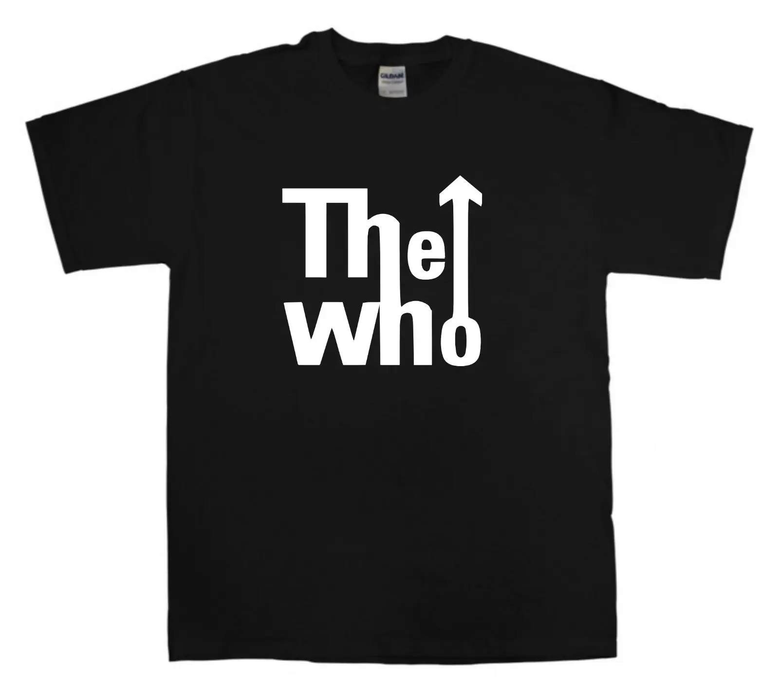 THE WHO New Logo Black T shirt S XXL Rock Band T Shirt Cream The Short