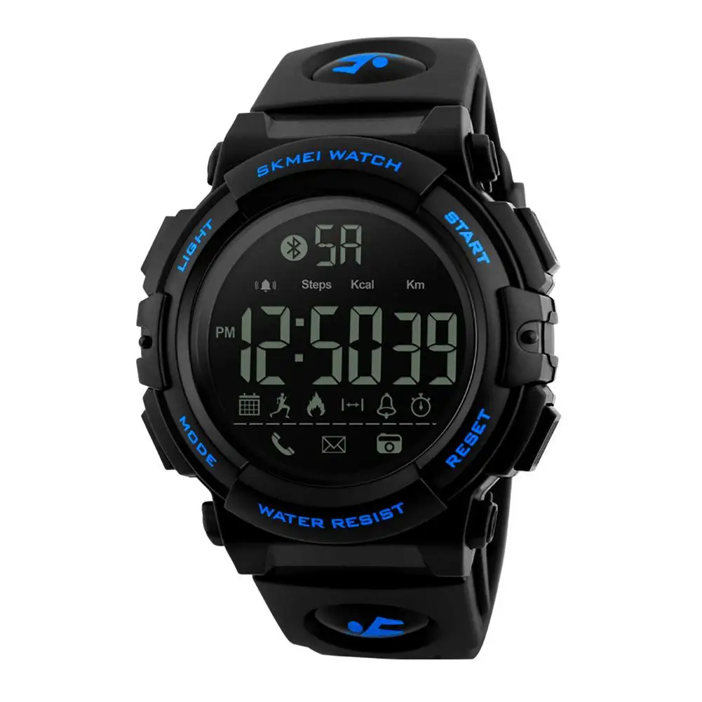Bluetooth Waterproof 50m Mens Sports Digital Watches Smart Military Watch Pedometer Remote Electronics Watch Hot цена Bluetooth Waterproof 50m Mens Sports Digital Watches Smart Military Watch Pedometer Remote Electronics Watch Hot цены онлайн