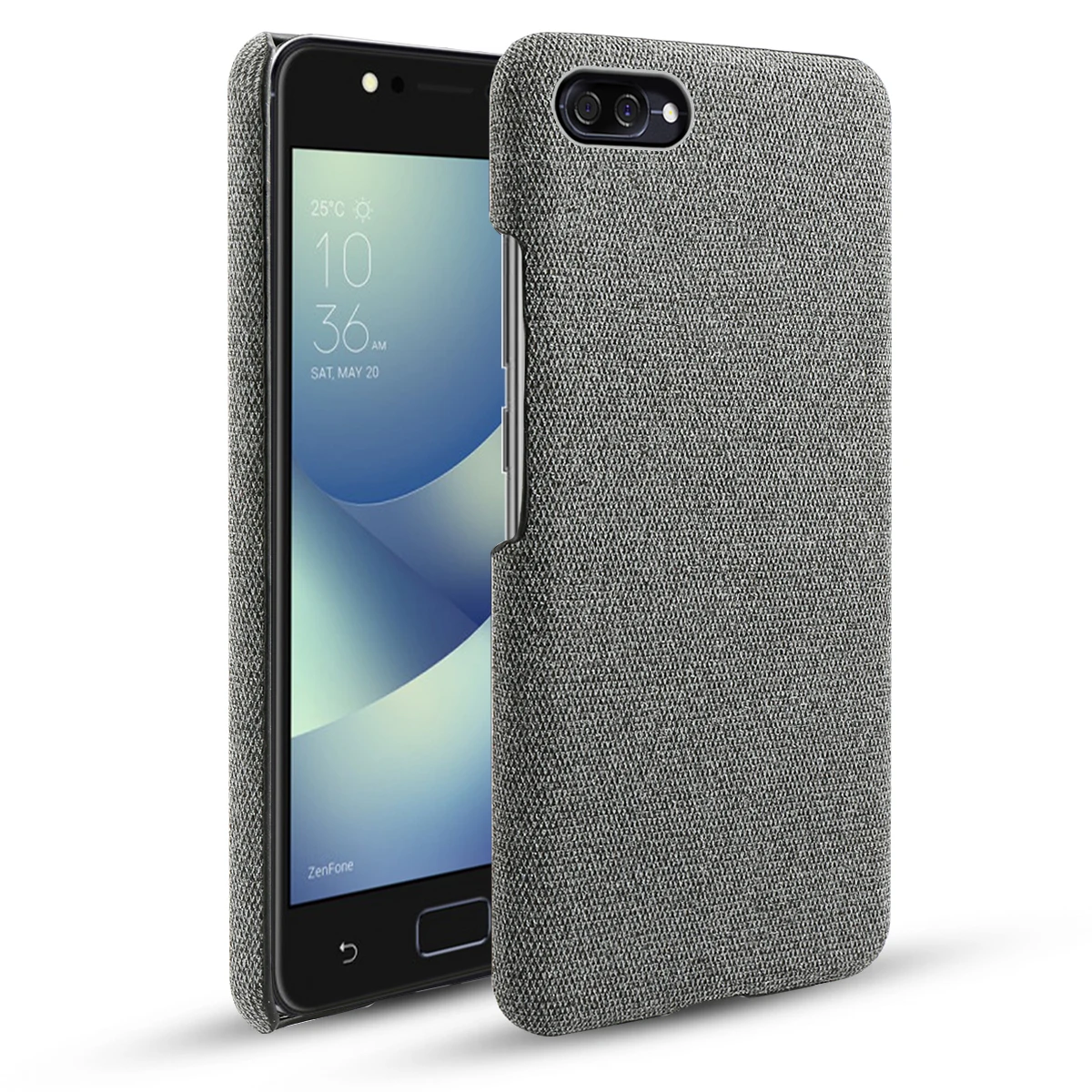 Чехол для Asus ZenFone 4 Max ZC520KL ZC554KL тонкий тканый тканевый Противоскользящий жесткий