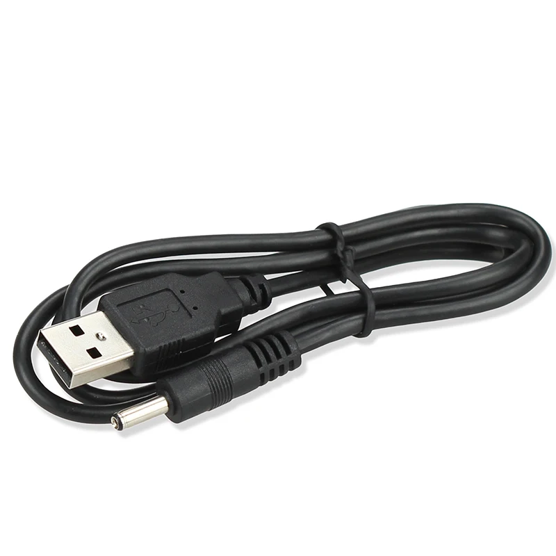 USB Charging Cable DC 3.5mm for 5V Charge Current Devices via USB Plug