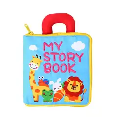 Детская трехмерная книга ткани, обучение, ранее обучение, анти-слеза, обучающая игрушка для От 0 до 1 года младенцев