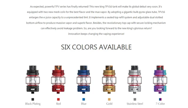Oryginalny SMOK TFV16 zbiornik 9ml atomizer do elektronicznego papierosa 510 gwint TFV 16 cewka z siatką parownik VS TFV12 książę zbiornik Vape tanie tanio Wymienne SMOK TFV16 Tank Metal 510 thread Box MOD Vape 32*64 5mm 16mm Oryginalny SMOK TFV16 zbiornik 9ml atomizer do elektronicznego papierosa 510 gwint TFV 16 cewka z siatką parownik VS TFV12 książę zbiornik Vape tanie tanio Wymienne SMOK TFV16 Tank Metal 510 thread Box MOD Vape 32*64 5mm 16mm