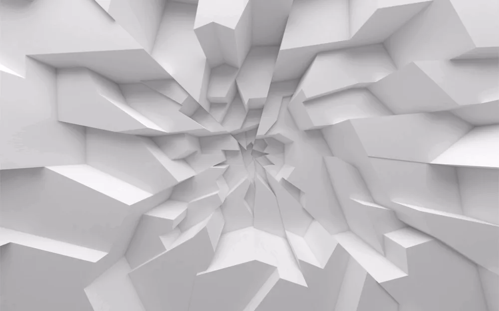 3D занавески размер под заказ трехмерные квадратные геометрические s для гостиной