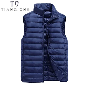 

ZOGAA 2018 New Men's Sleeveless Ultralight 90% White Duck Down Warm Vest Men's Casual Vest Men's Warm Jacket Outwear Waistcoat