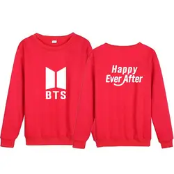 2018 Новый kpop BTS Bangtan обувь для мальчиков Happy Ever After унисекс весна и осень костюм с длинным рукавом капюшоном толстовки Верхняя одежда