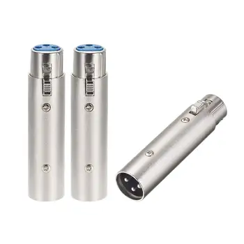 

XLR 3-Pin Female to Male Adapter,Microphone Cable Line Adapter