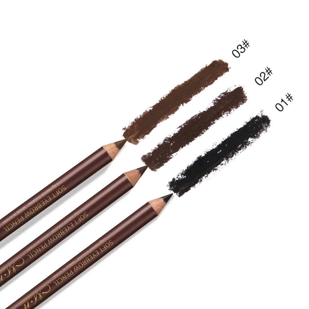 

Long Lasting Eye Brow Pencil Kit (12Pcs) - Beauty Eyebrow Drawing Painting Pen Pencils - 12/Pack, 0.035 oz/pcs