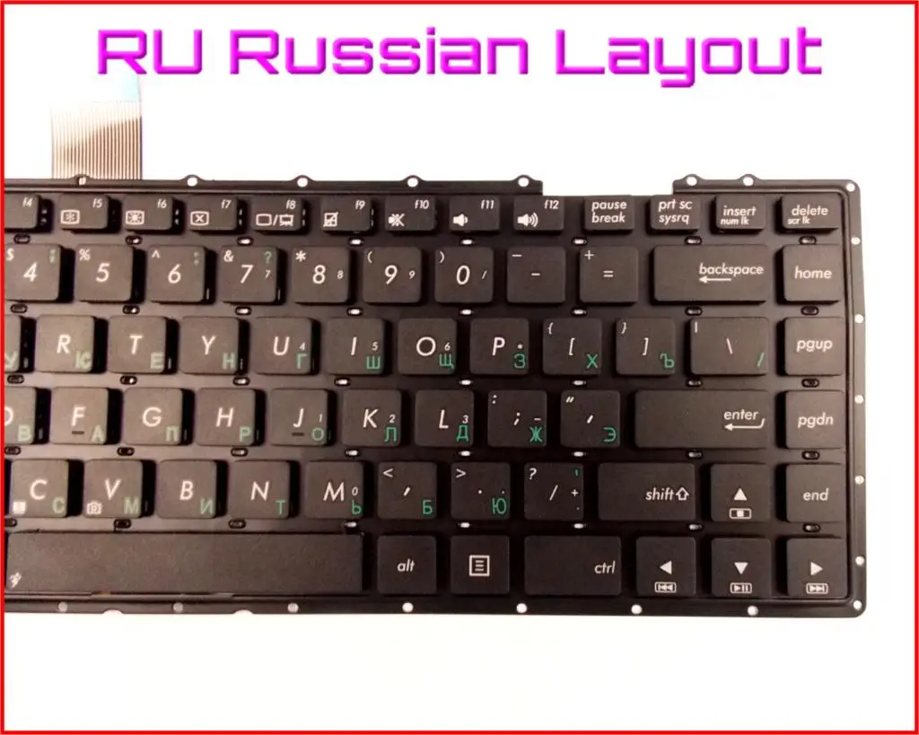  New Keyboard RU Russian Version for ASUS K450 K450C K450CC K450CA F450VC K450L K450LA D451 D451V D4