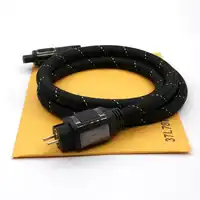 Free shipping moonsaudio PS AC-12 EUR Schuko power cable hifi power cord Schuko power cord with Eu version power plug