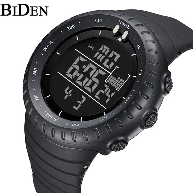 BIDEN мужские спортивные часы водонепроницаемые электронные цифровые наручные часы для мужчин часы подарки reloj hombre montre homme