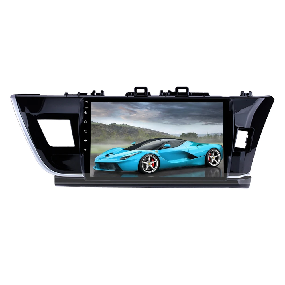 Clearance Sinosmart  Android 8.1 2Din IPS/QLED 2.5D screen car gps radio navigation player for Toyota 2014 Corolla Right/Left driving 3