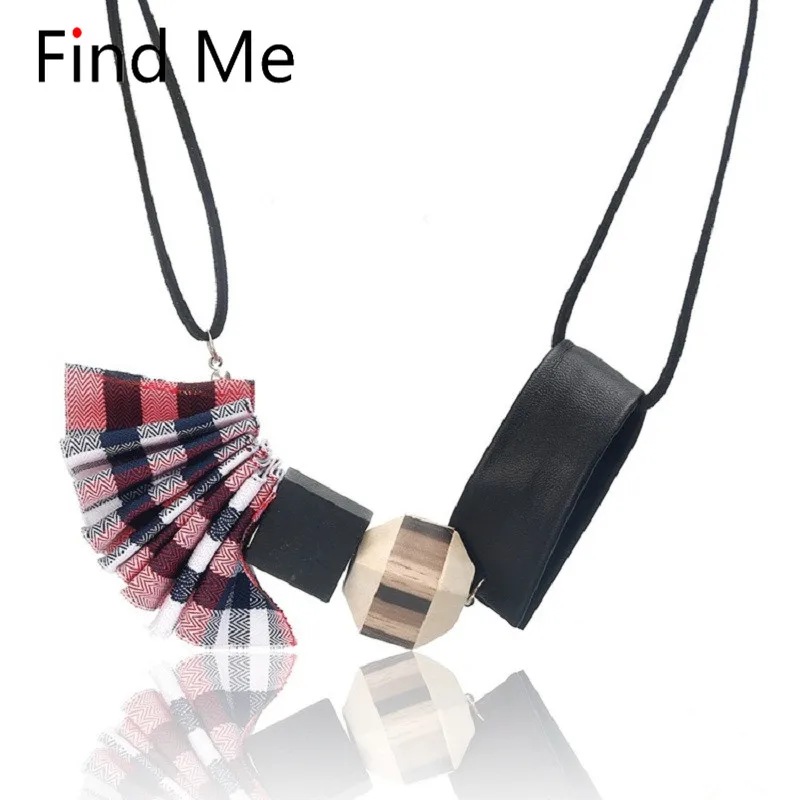 

Find Me 2019 new Fashion big flowers cloth collar Choker Necklace Pendants Vintage acrylic Maxi statement Necklace Women Jewelry