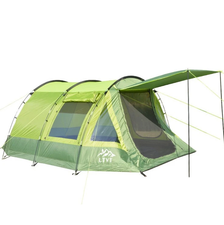 Carpas de túnel grandes antilluvia, carpa de acampada de 5 8 personas al libre, carpa de conducción de 2 capas, dosel de ventilación y fácil uso, 2 habitaciones|canopy tent|camping canopiescanopies and