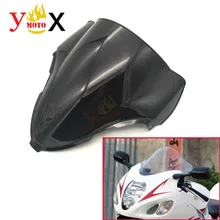Pare-brise noir de moto, carénage avant, pour Suzuki Hayabusa GSXR1300 GSX-R GSXR 1300 1998-2007 99 01 02