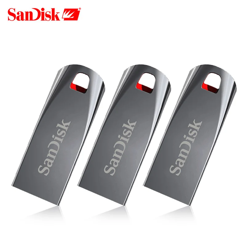 SanDisk USB флеш-накопитель Cruzer Force U диск 8 ГБ 16 ГБ 32 ГБ 64 Гб флешки мини-флешки USB 2,0 флеш-карта памяти SDCZ71