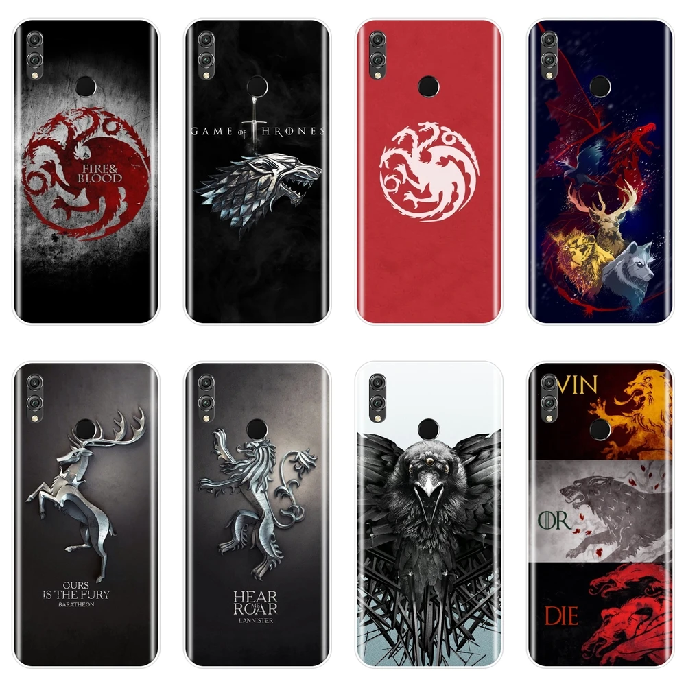

Back Cover For Huawei Honor 8X MAX 10 9 8 Game of Thrones Phone Case Silicone For Huawei Honor 7 8 9 10 Lite 7S 7X 7A 7C Pro