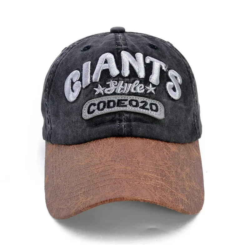 

Fashion Embroidery GIANTS Letter Baseball Cap Gorras Men Women Casual Cotton Snapback Hat Denim fabric Dad Cap Adjustable
