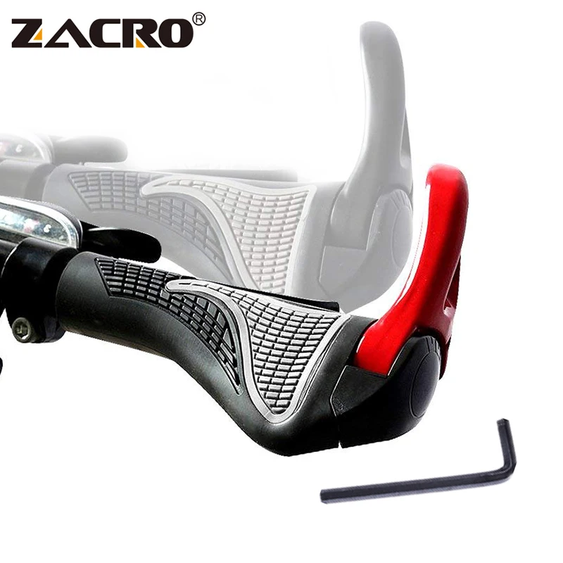 Durable Mountain Bike MTB Grips Ergonomic Bicycle Handlebar Grip Horn Set New