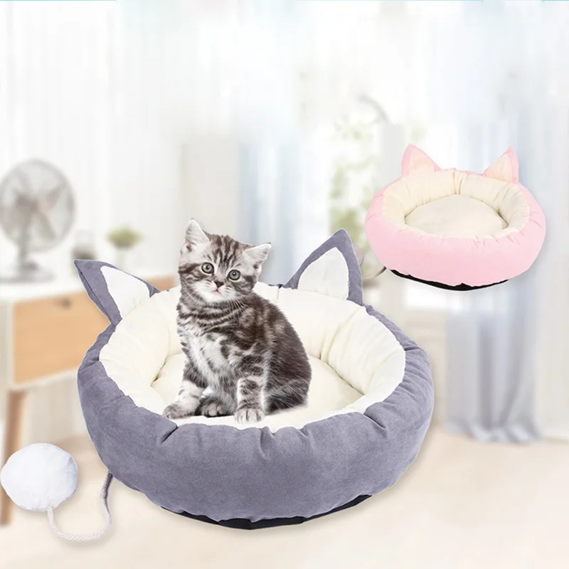 TINGHAO Ins Cat Litter Northern Europe Style Four Seasons Mechanical Wash Small Size Pets Dog Kennel Bed 0169 | Дом и сад
