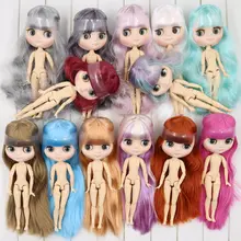 Icy nude fábrica middie blyth boneca no.5 geada pele 20cm 1/8 corpo comum boneca, mão gesto como dom neo