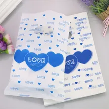 Best Price New Style Wholesale 100pcs/lot 15*20cm Blue Lovely Heart Plastic Package Bags Favor Christmas Candy Packaging Bags Best Price New Style Wholesale 100pcs/lot 15*20cm Blue Lovely Heart Plastic Package Bags Favor Christmas Candy Packaging Bags