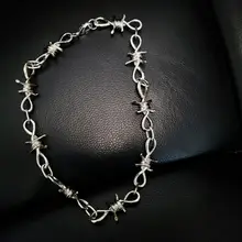 Новинка, ручная работа, мужская и женская цепочка унисекс, шипы, шпорное ожерелье, сверхмощный висячий замок, чокер, металлический воротник