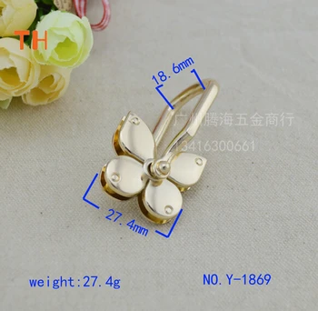 

Free shipping bag lock (20 pieces/lot) high-end handbags hardware button hook accessories diy bag creative arm in arm hook
