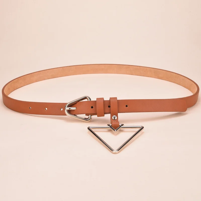 Ladies Fashion Lapel Girdle Waist Belt Dresser New Trunk Retro Buckle Men's Leather Tank female dress belt#2105391 | Аксессуары для