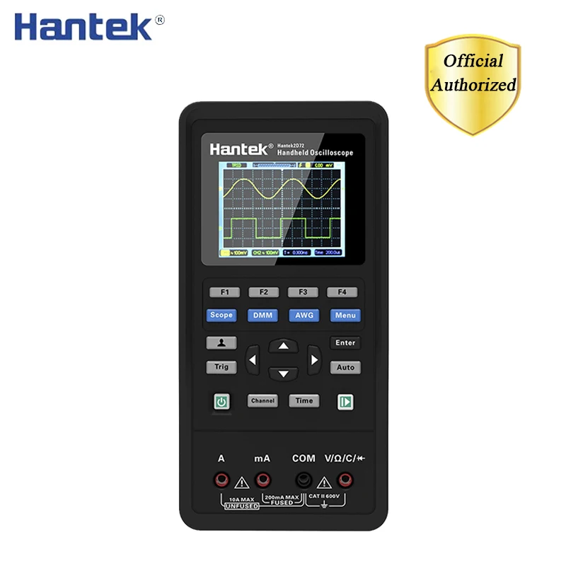Hantek font b Digital b font font b Multimeter b font Waveform Generator Handheld Oscilloscope 3in1
