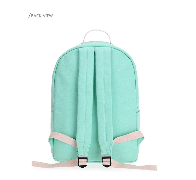 2019 Лидер продаж Для женщин холст 4 шт./компл. школьные рюкзаки для колледжа школьная сумка для подростка девочка и рюкзак для мальчиков Moclila