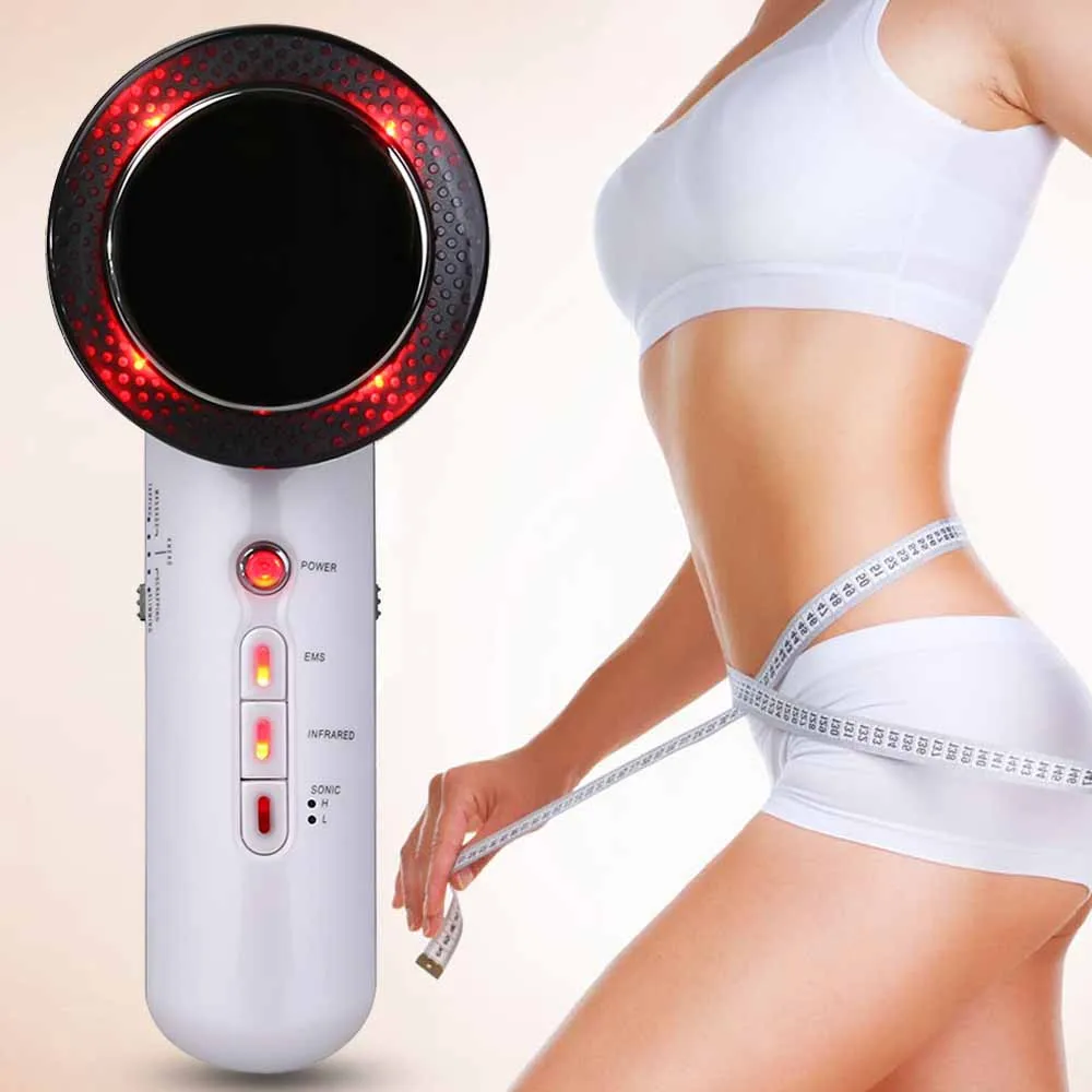 EMS Body Massager Anti Cellulite Massager LED Ultrasonic Therapy Beauty