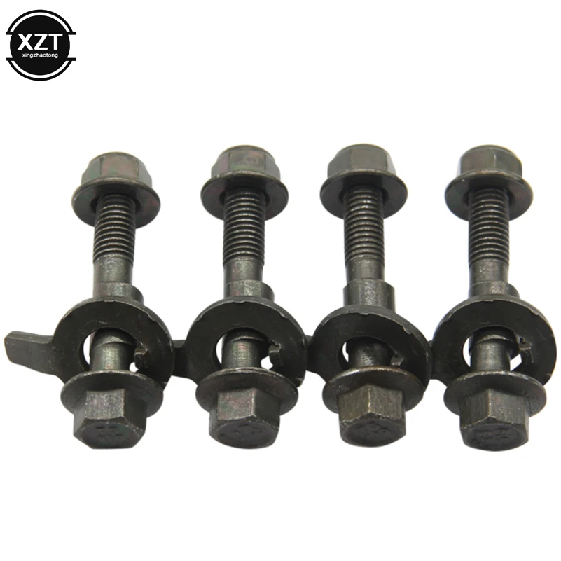 4pcs/lot 12mm Wheel Alignment Camber Adjustment Screw Bolt Kit Cam Bolt Fits Automotive 12mm Wheel Alignment