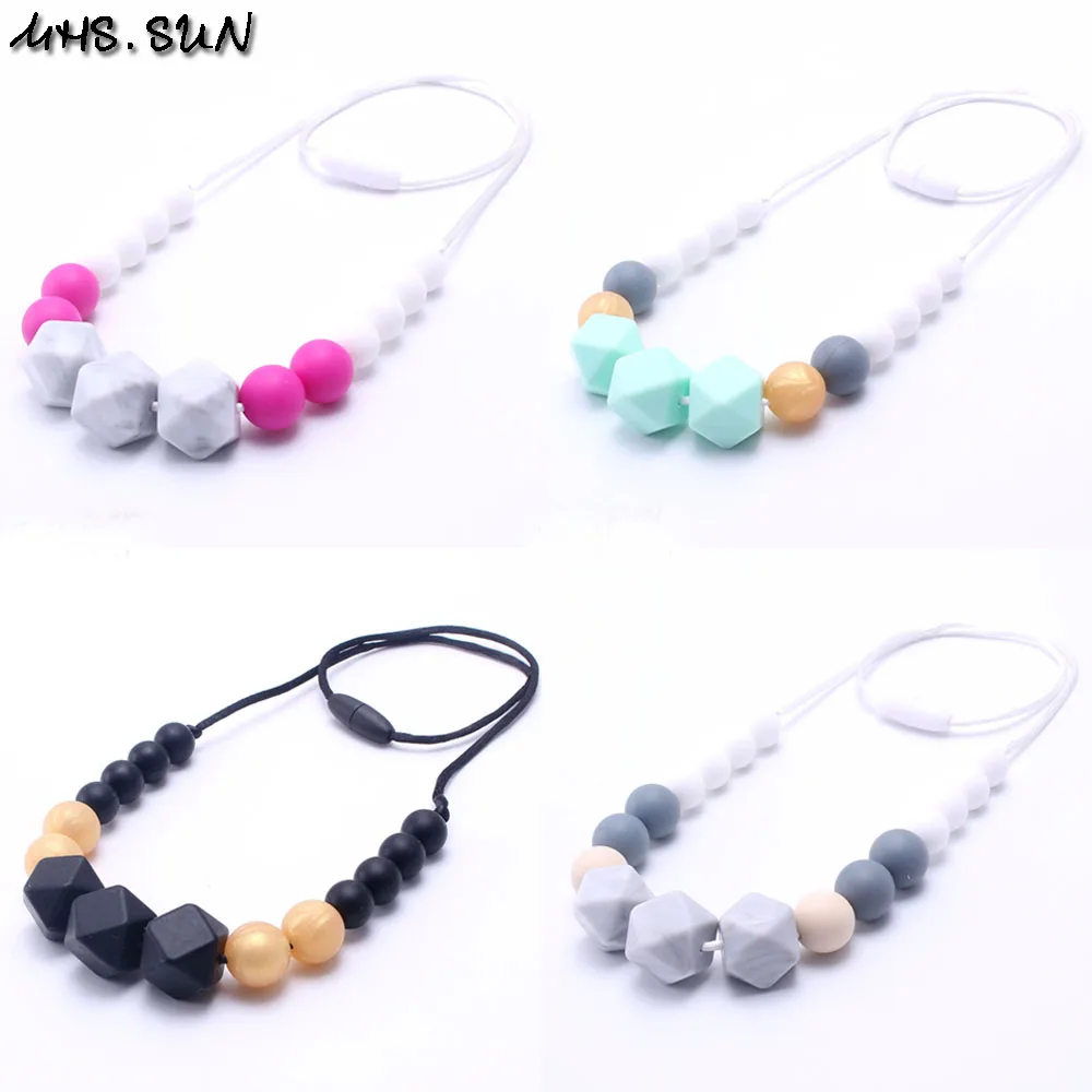 chewable teething necklace
