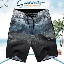 Новые летние Для мужчин Рубашки домашние пляжные Стиль цветок зашнуровать простые шорты для мужчин карман уютный Для мужчин шорты больших размеров