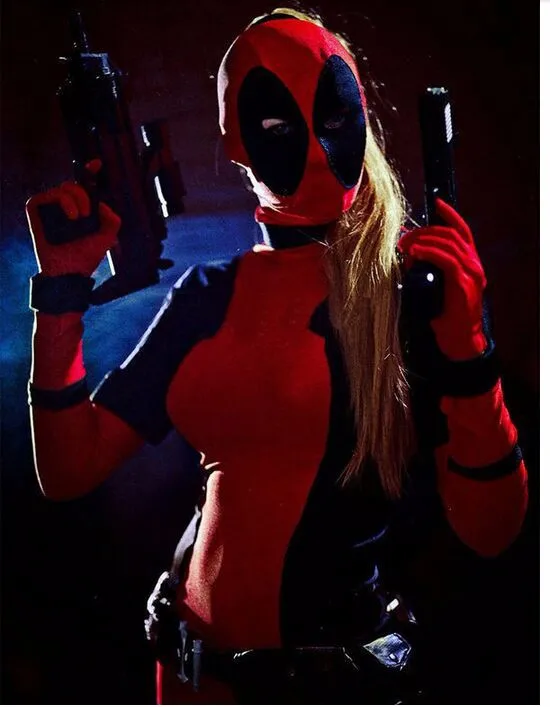 Для дам костюм с принтом Deadpool Хэллоуин костюм для взрослых Дэдпул вечерние косплей для мужчин/женщин полный тела зентай комбинезон плотный костюм