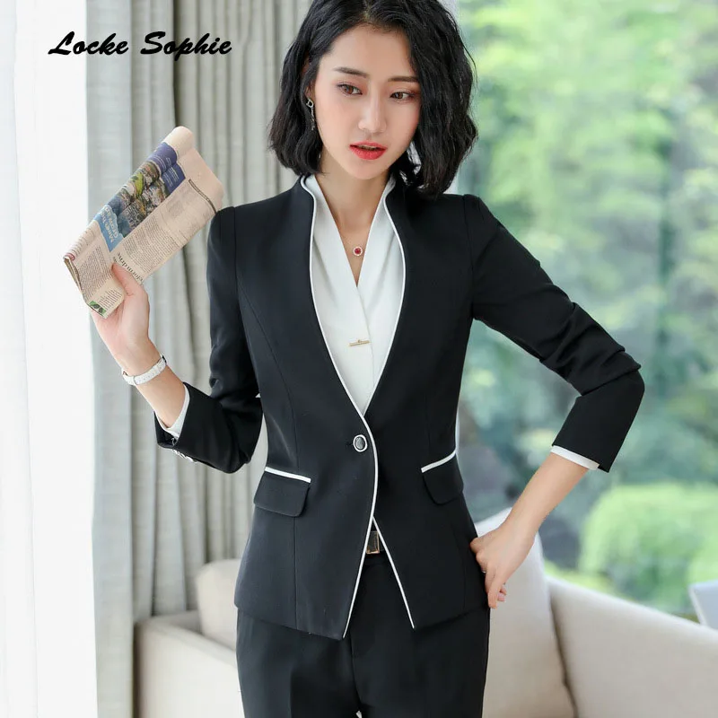 1pcs Women Plus size Blazers coats 2019 Spring cotton Single button V-neck Small Suits jackets ladies Skinny Blazers Suits coats