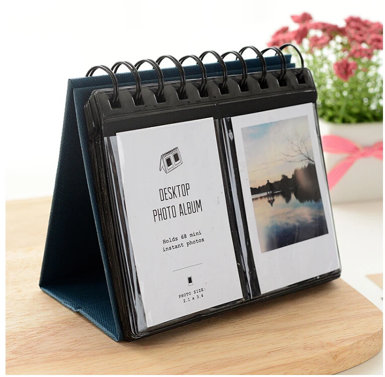 Creative Design Office Decor Desktop Photo Album Mini
