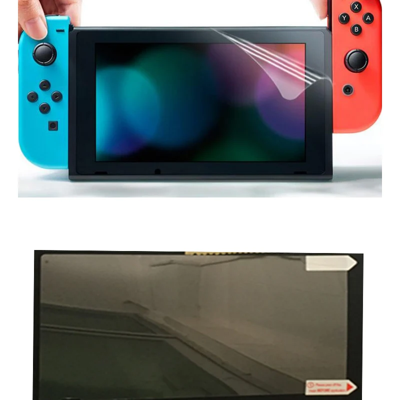 Наклейки для nintendo Switch NS Console& Joy-con& Dock с защитным экраном 2 шт