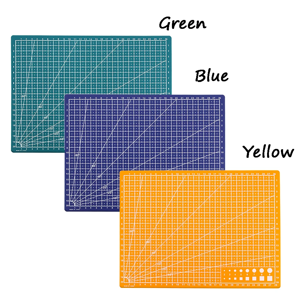 

1PC A3/A4/A5 Grid Lines Self Healing Cutting Mat Craft Card Fabric Leather Paper Board Sewing Tool Cutting Plate