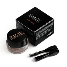 1 шт. портативный Карандаш для бровей водонепроницаемый стойкий коричневый гель для бровей крем с кисточкой для бровей Макияж инструменты