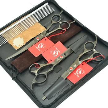 

7.0Inch Meisha JP440C Curved Dog Grooming Scissors Pet Hair Cutting Shears Thinning Trimming Tesoura Puppy Trimmer Tool HB0128