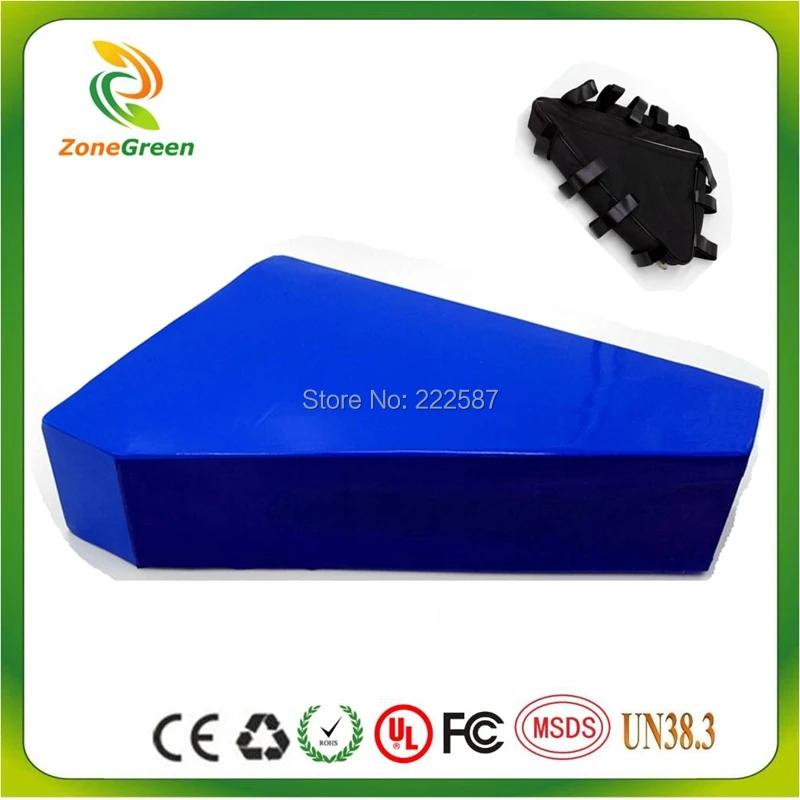 

SWORDS FOX Great 36V 20AH electric bike battery Triangle lithium battery 36v 1000W power battery with charger and bag as gift