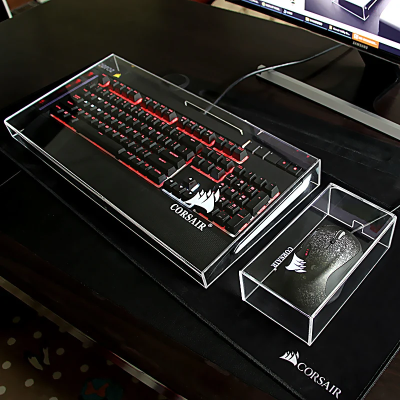 Acrylic Dust Protection Cover for Corsair Keyboard Mousein Keyboards
