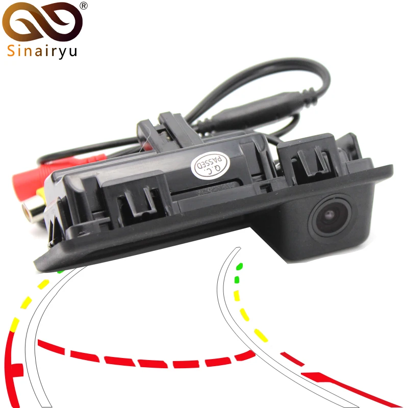 

Sinairyu Dynamic Tracks Trunk Handle Dwitch Rear View Camera For Audi A4L 2017 Volkswagen VW Teramont C-TREK Touran L Tiguan L