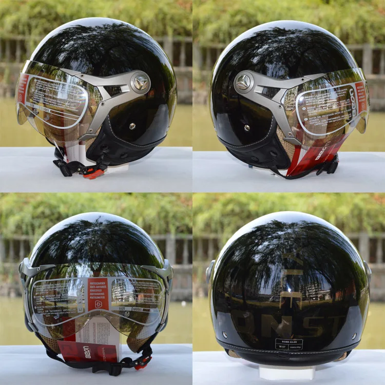 BEON мотоциклетный шлем Chopper 3/4 с открытым лицом винтажный шлем Moto Casque Casco Capacete для мужчин и женщин скутер мотоциклетный шлем