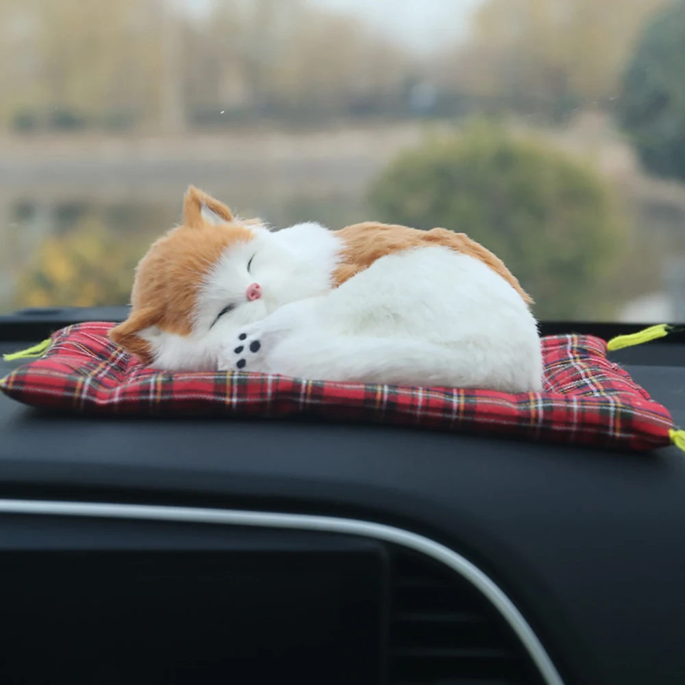 Автомобильный орнамент, милый освежитель воздуха с имитацией кота, очиститель, автомобильная нано-сумка с активированным углем, авто украшение интерьера, для дома