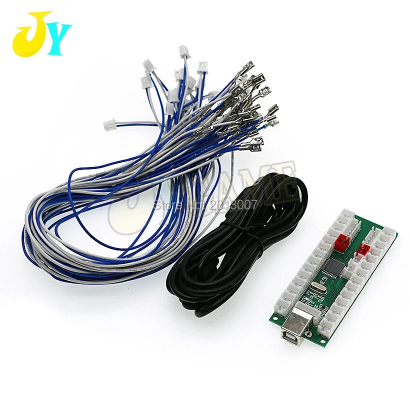 DIY 2 игроков USB к JAMMA игровой контроллер/Поддержка PS3 ПК Raspberry Pi/аркада нулевой задержкой джойстик аксессуары