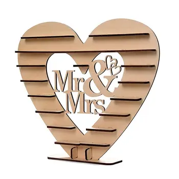

Mr & Mrs Chocolate Heart Tree Wedding Display Stand Centrepiece